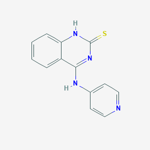molecular formula C13H10N4S B2516833 4-(pyridin-4-ylamino)quinazoline-2(1H)-thione CAS No. 2034285-12-4