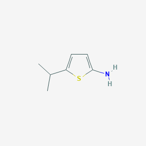 molecular formula C7H11NS B025169 5-Isopropylthiophen-2-amine CAS No. 106971-18-0
