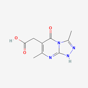 (3,7-Dimethyl-5-oxo-5,8-dihydro-[1,2,4]triazolo-[4,3-a]pyrimidin-6-yl)-acetic acid
