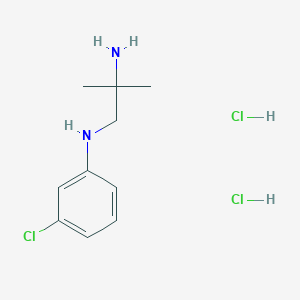 N1-(3-Chlorophenyl)-2-methylpropane-1,2-diamine dihydrochloride