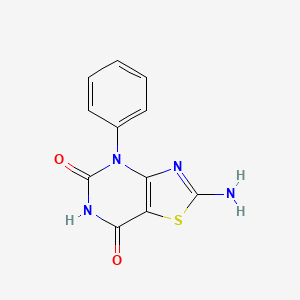 2-amino-4-phenylthiazolo[4,5-d]pyrimidine-5,7(4H,6H)-dione