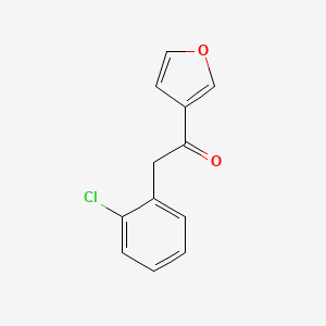2-(2-Chlorophenyl)-1-(furan-3-yl)ethan-1-one