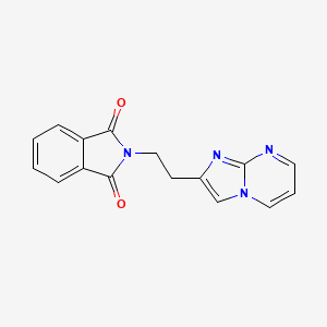 2-(2-imidazo[1,2-a]pyrimidin-2-ylethyl)-1H-isoindole-1,3(2H)-dione
