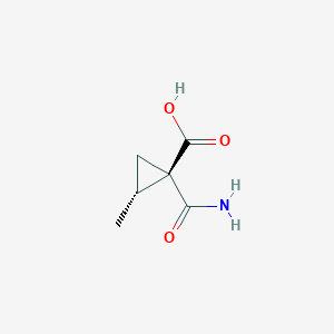 (1R,2R)-1-Carbamoyl-2-methylcyclopropane-1-carboxylic acid