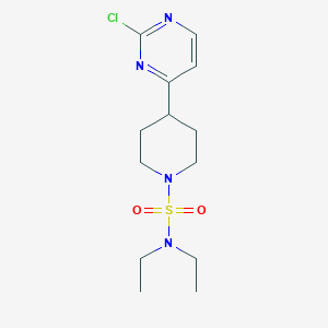 4-(2-Chloropyrimidin-4-yl)-N,N-diethylpiperidine-1-sulfonamide