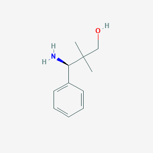 (3R)-3-Amino-2,2-dimethyl-3-phenylpropan-1-ol