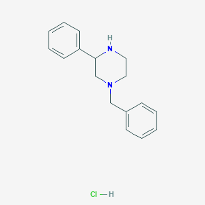 1-Benzyl-3-phenylpiperazine;hydrochloride