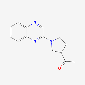 1-(1-(Quinoxalin-2-yl)pyrrolidin-3-yl)ethanone