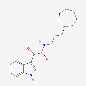N-(3-(azepan-1-yl)propyl)-2-(1H-indol-3-yl)-2-oxoacetamide
