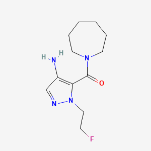 5-(Azepan-1-ylcarbonyl)-1-(2-fluoroethyl)-1H-pyrazol-4-amine