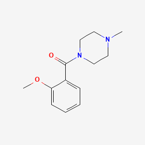 molecular formula C13H18N2O2 B2517072 (2-Methoxyphenyl)(4-methylpiperazin-1-yl)methanone CAS No. 60811-85-0