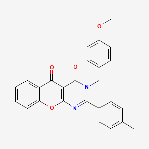 3-(4-methoxybenzyl)-2-(p-tolyl)-3H-chromeno[2,3-d]pyrimidine-4,5-dione