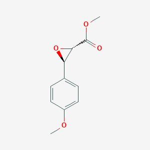 molecular formula C11H12O4 B025171 methyl (2R,3S)-3-(4-methoxyphenyl)oxirane-2-carboxylate CAS No. 105560-93-8