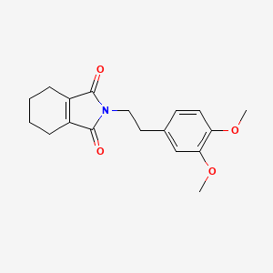 2-[2-(3,4-dimethoxyphenyl)ethyl]-4,5,6,7-tetrahydro-1H-isoindole-1,3(2H)-dione