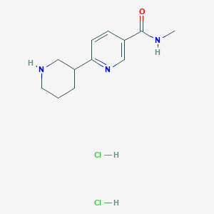 N-Methyl-6-piperidin-3-ylnicotinamide dihydrochloride