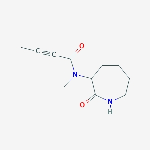 N-Methyl-N-(2-oxoazepan-3-yl)but-2-ynamide