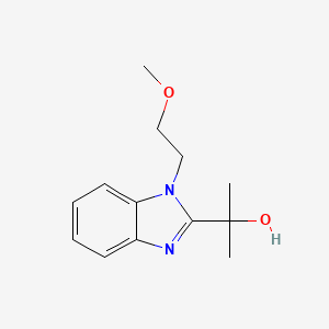 2-(1-(2-methoxyethyl)-1H-benzo[d]imidazol-2-yl)propan-2-ol
