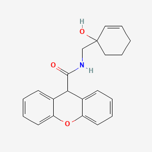molecular formula C21H21NO3 B2517150 N-[(1-hydroxycyclohex-2-en-1-yl)methyl]-9H-xanthene-9-carboxamide CAS No. 2097871-93-5