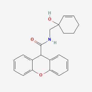 N-[(1-hydroxycyclohex-2-en-1-yl)methyl]-9H-xanthene-9-carboxamide