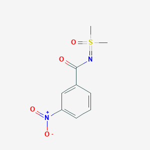 S,S-Dimethyl-N-(3-nitrobenzoyl)sulphoximide