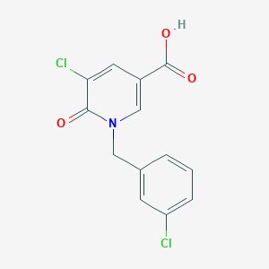 5-Chloro-1-(3-Chlorobenzyl)-6-Oxo-1,6-Dihydro-3-Pyridinecarboxylic Acid