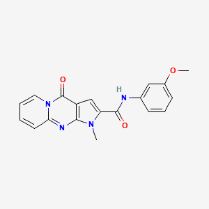 N-(3-methoxyphenyl)-1-methyl-4-oxo-1,4-dihydropyrido[1,2-a]pyrrolo[2,3-d]pyrimidine-2-carboxamide