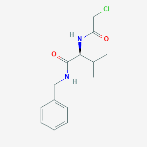 (2S)-N-Benzyl-2-[(2-chloroacetyl)amino]-3-methylbutanamide