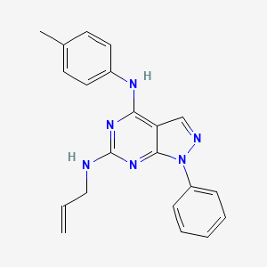 N~4~-(4-methylphenyl)-1-phenyl-N~6~-(prop-2-en-1-yl)-1H-pyrazolo[3,4-d]pyrimidine-4,6-diamine