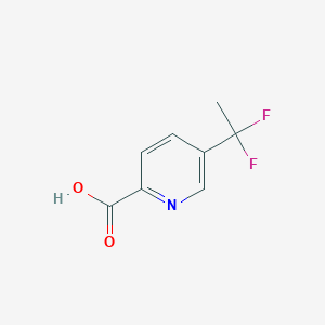molecular formula C8H7F2NO2 B2517281 2-Pyridinecarboxylic acid, 5-(1,1-difluoroethyl)- CAS No. 1211536-22-9