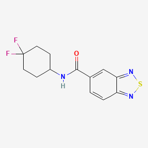 N-(4,4-difluorocyclohexyl)benzo[c][1,2,5]thiadiazole-5-carboxamide