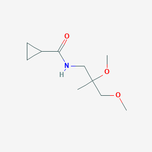 N-(2,3-dimethoxy-2-methylpropyl)cyclopropanecarboxamide