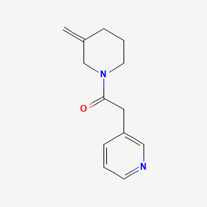 1-(3-Methylidenepiperidin-1-yl)-2-(pyridin-3-yl)ethan-1-one