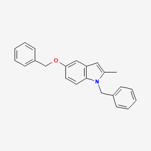 1-Benzyl-2-methyl-5-phenylmethoxyindole