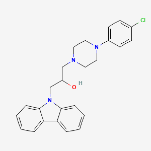 1-(9H-carbazol-9-yl)-3-[4-(4-chlorophenyl)piperazin-1-yl]propan-2-ol