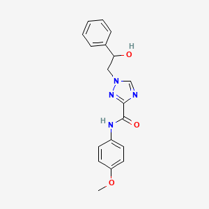 1-(2-hydroxy-2-phenylethyl)-N-(4-methoxyphenyl)-1H-1,2,4-triazole-3-carboxamide