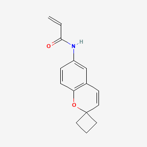 N-Spiro[chromene-2,1'-cyclobutane]-6-ylprop-2-enamide