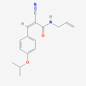 (Z)-2-cyano-3-(4-propan-2-yloxyphenyl)-N-prop-2-enylprop-2-enamide