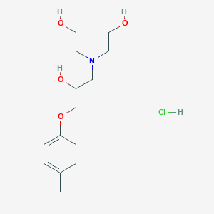 2,2'-((2-Hydroxy-3-(p-tolyloxy)propyl)azanediyl)diethanol hydrochloride