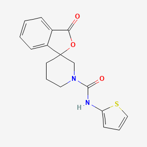 B2517679 3-oxo-N-(thiophen-2-yl)-3H-spiro[isobenzofuran-1,3'-piperidine]-1'-carboxamide CAS No. 1797280-78-4