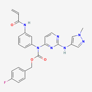 molecular formula C25H22FN7O3 B2517707 EGFR-IN-99 