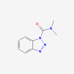molecular formula C9H10N4O B2517741 N,N-dimethylbenzotriazole-1-carboxamide CAS No. 56533-01-8