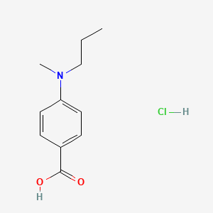 4-[Methyl(propyl)amino]benzoic acid hydrochloride