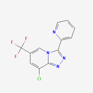 8-Chloro-3-(2-pyridinyl)-6-(trifluoromethyl)[1,2,4]triazolo[4,3-a]pyridine