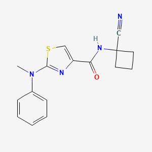 N-(1-Cyanocyclobutyl)-2-(N-methylanilino)-1,3-thiazole-4-carboxamide