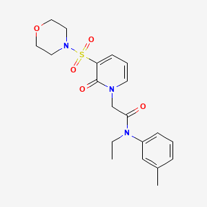 B2517794 N-ethyl-N-(3-methylphenyl)-2-[3-(morpholin-4-ylsulfonyl)-2-oxopyridin-1(2H)-yl]acetamide CAS No. 1251617-22-7