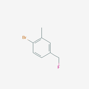 molecular formula C8H8BrF B2517908 4-Bromo-3-methylbenzyl fluoride CAS No. 2244085-01-4