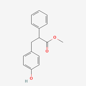 Methyl 3-(4-hydroxyphenyl)-2-phenylpropanoate