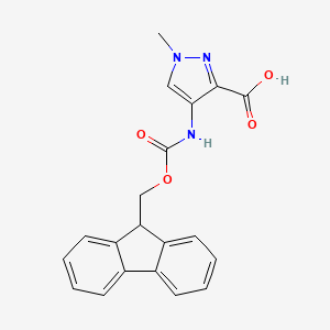 4-(9H-Fluoren-9-ylmethoxycarbonylamino)-1-methylpyrazole-3-carboxylic acid