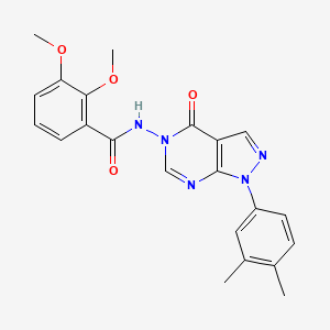 N-(1-(3,4-dimethylphenyl)-4-oxo-1H-pyrazolo[3,4-d]pyrimidin-5(4H)-yl)-2,3-dimethoxybenzamide