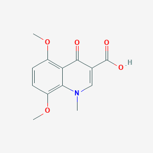 5,8-Dimethoxy-1-methyl-4-oxo-1,4-dihydroquinoline-3-carboxylic acid